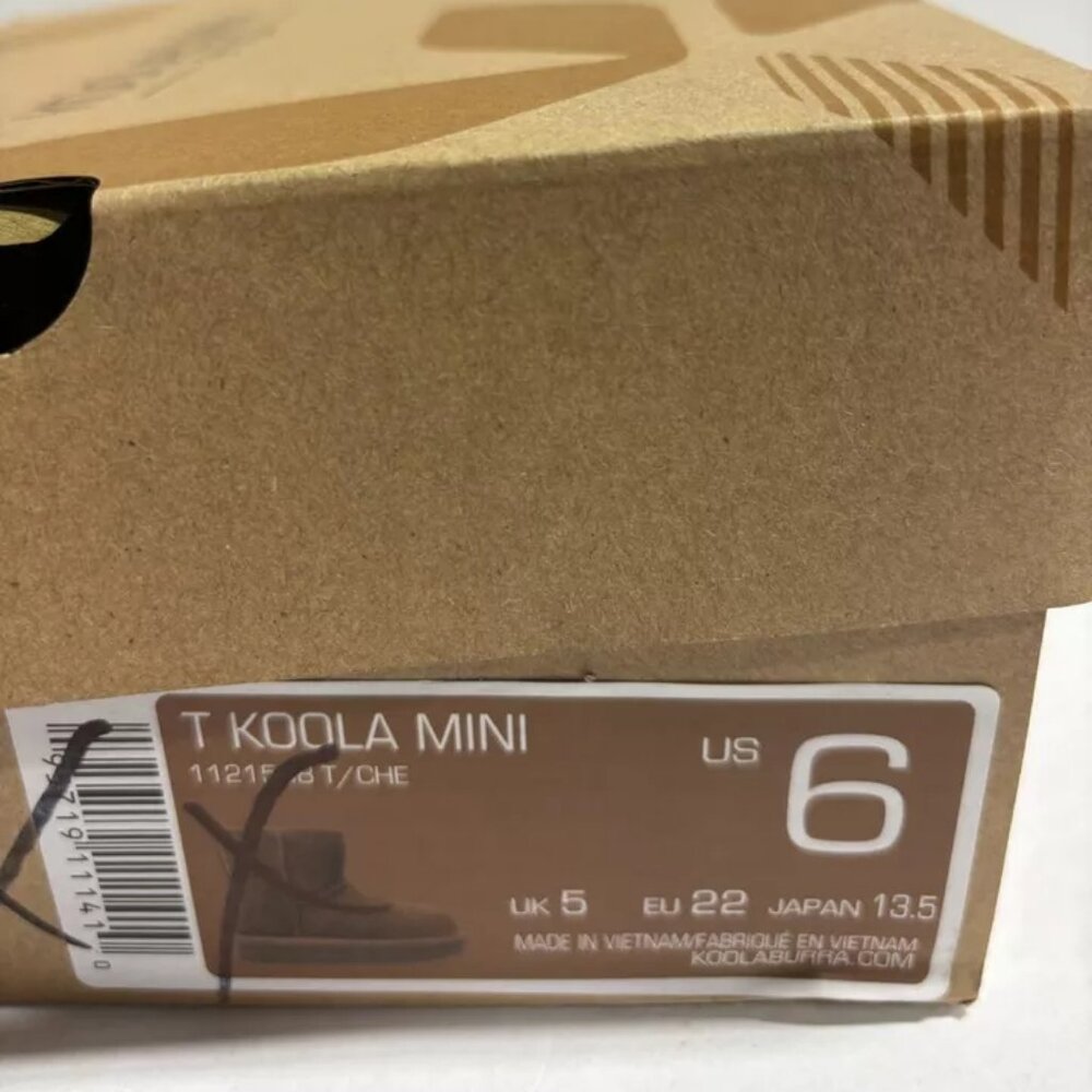 Koolaburra Toddlers’ Koola Mini Chestnut Boots, Girls’ Size 6 M - Picture 6 of 6